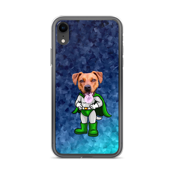 iPhone Case: Blue Super Pet