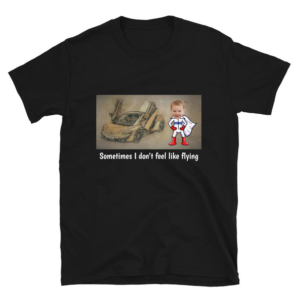 T-shirt: Superhero Race Car