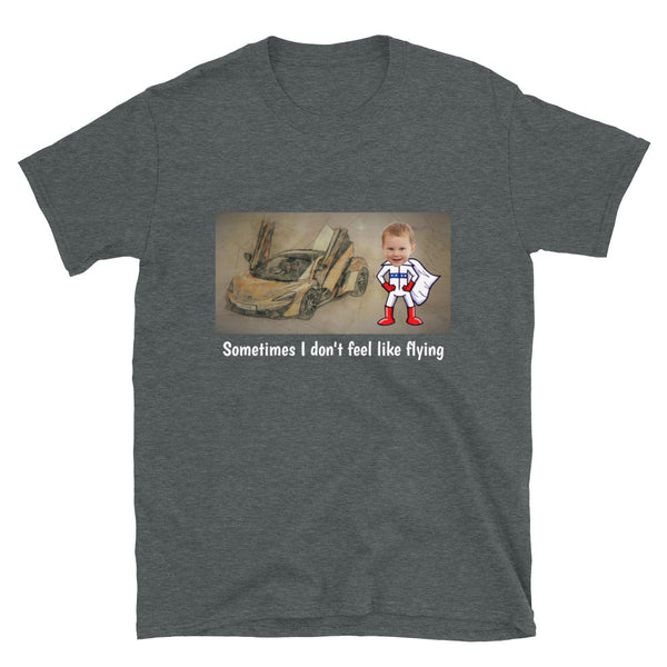 T-shirt: Superhero Race Car